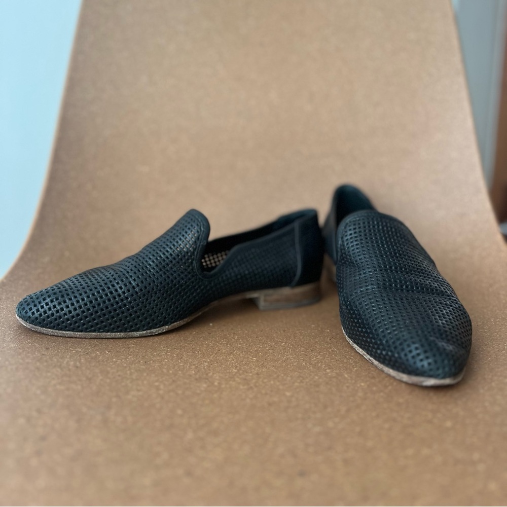 Ron White | Perforated Leather Loafers | Size 37.5 / US 7